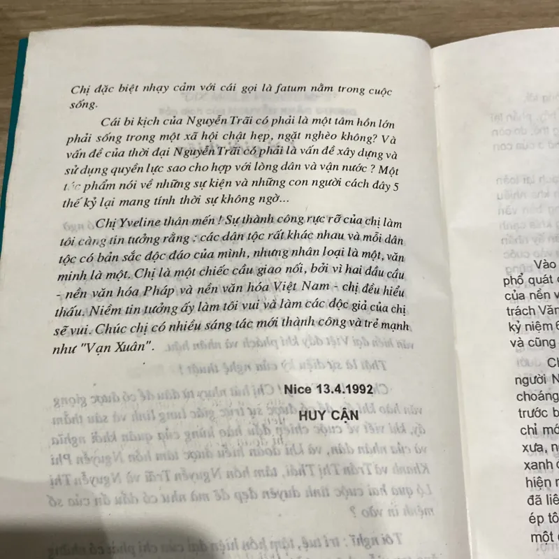 VẠN XUÂN - YVELINE FERAY, Bản in lần đầu xb 1997 926883