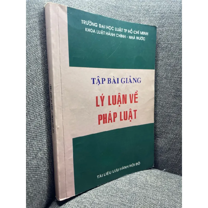 [Phiên Chợ Sách Cũ] Tập bài giảng lý luận về pháp luật 1704 441827