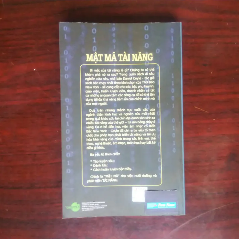 [Sách Nuôi Dạy Con] Mật Mã Tài Năng (Daniel Coyle) 1001015