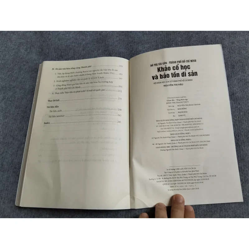 ĐÔ THỊ SÀI GÒN, THÀNH PHỐ HỒ CHÍ MINH. KHẢO CỔ HỌC VÀ BẢO TỒN DI SẢN 572742
