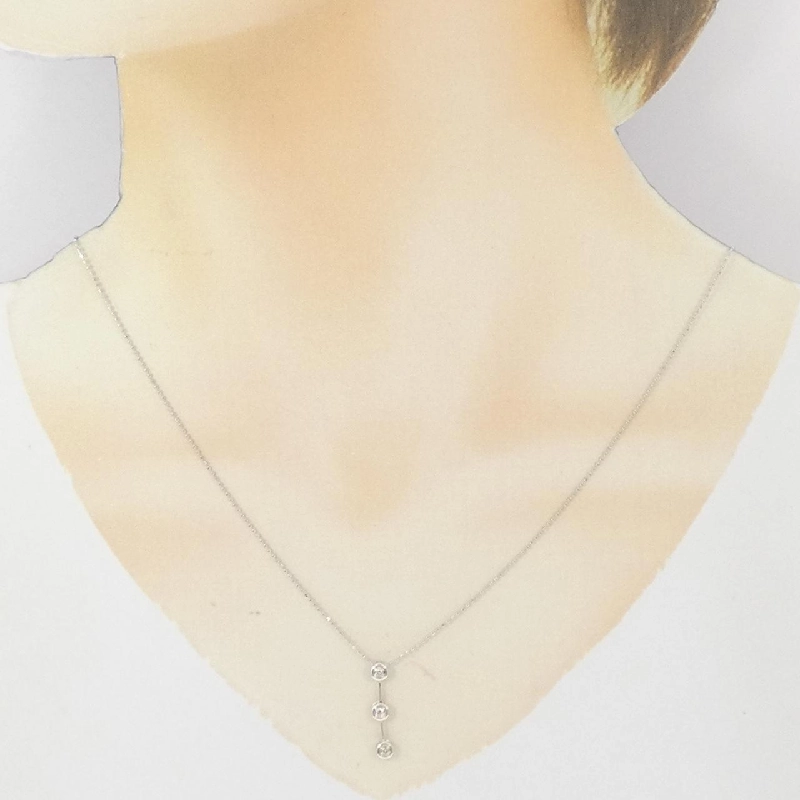 K14WG Dây chuyền kim cương 0.06CT - Hàng hiệu Chính hãng 862993