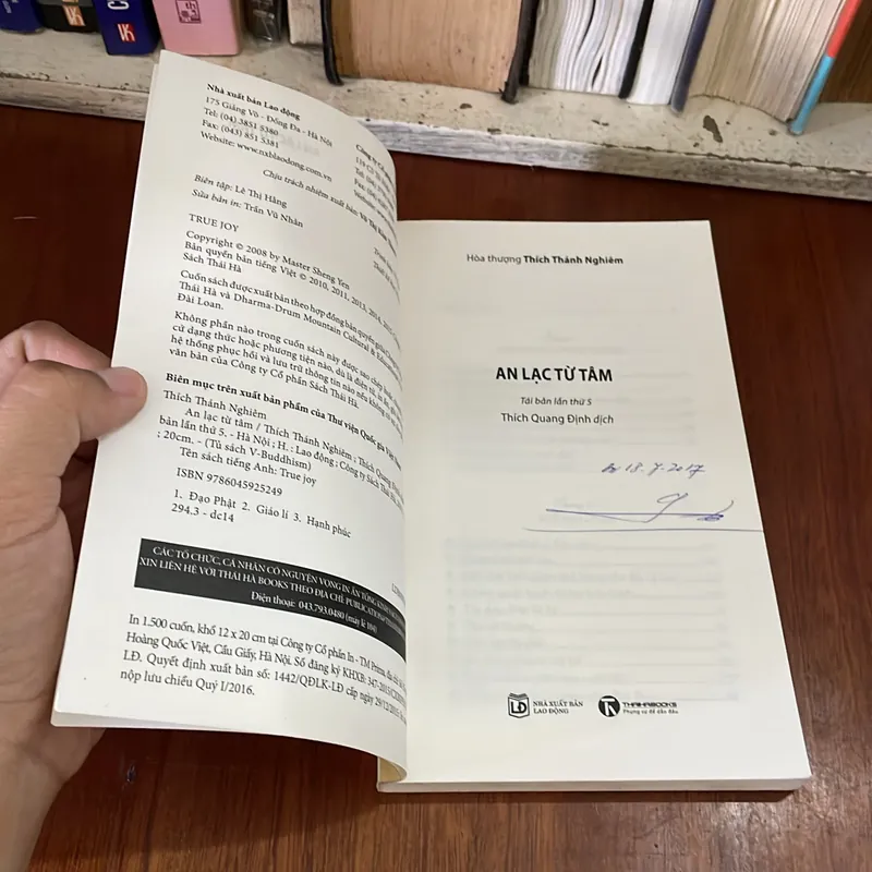 II Sách Phật Giáo: An Lạc Từ Tâm - Hoà Thượng Thích Thanh Nghiêm - 2016 572169