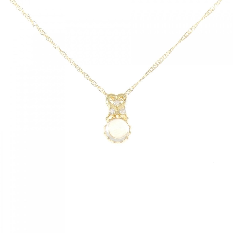 K18YG Dây chuyền đá mặt trăng - Hàng hiệu Chính hãng 857650