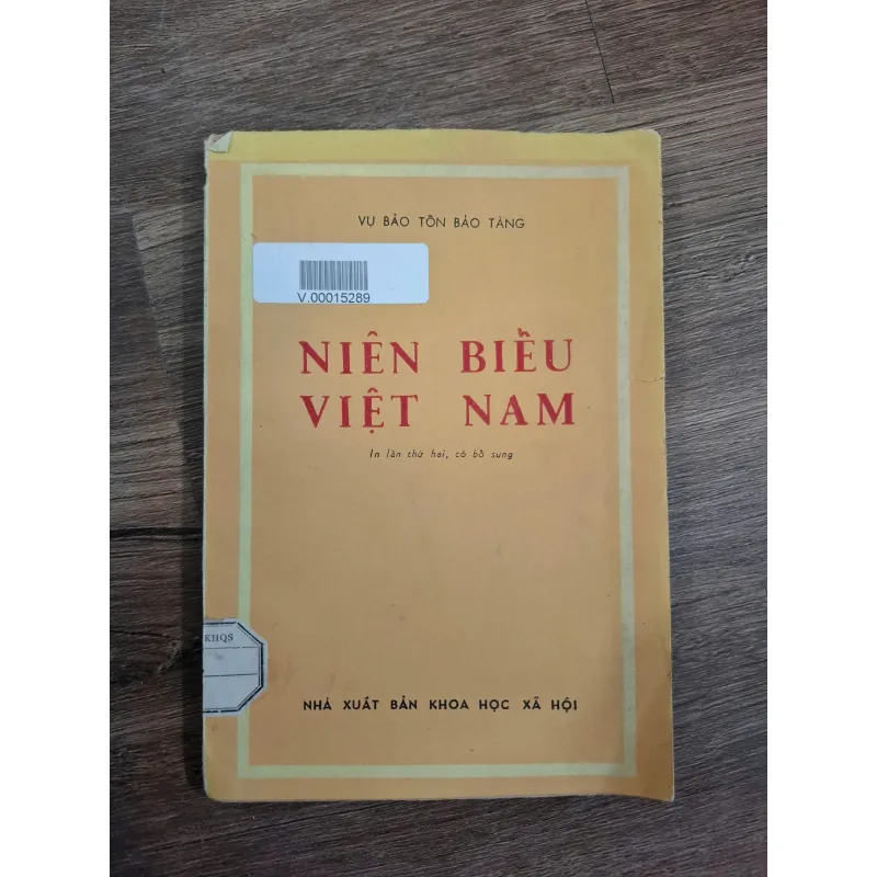 NIÊN BIỂU VIỆT NAM - VỤ BẢO TỒN BẢO TÀNG 718880
