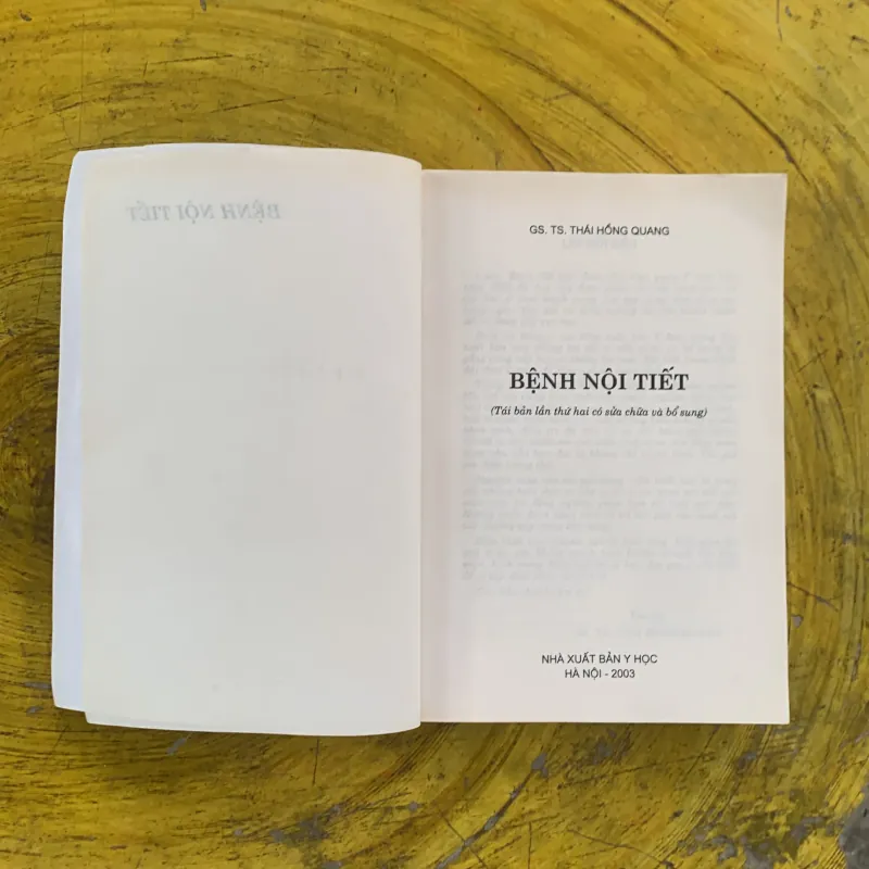  BỆNH NỘI TIẾT - GS. TS. TRẦN HỒNG QUANG  1002921