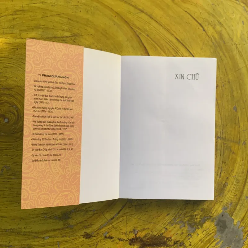 XIN CHỮ - PHẠM QUANG NGHỊ bìa mềm  991229