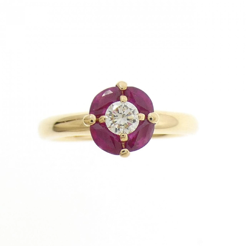 Nhẫn Ruby K18YG 0.60CT - Hàng hiệu Chính hãng 849693