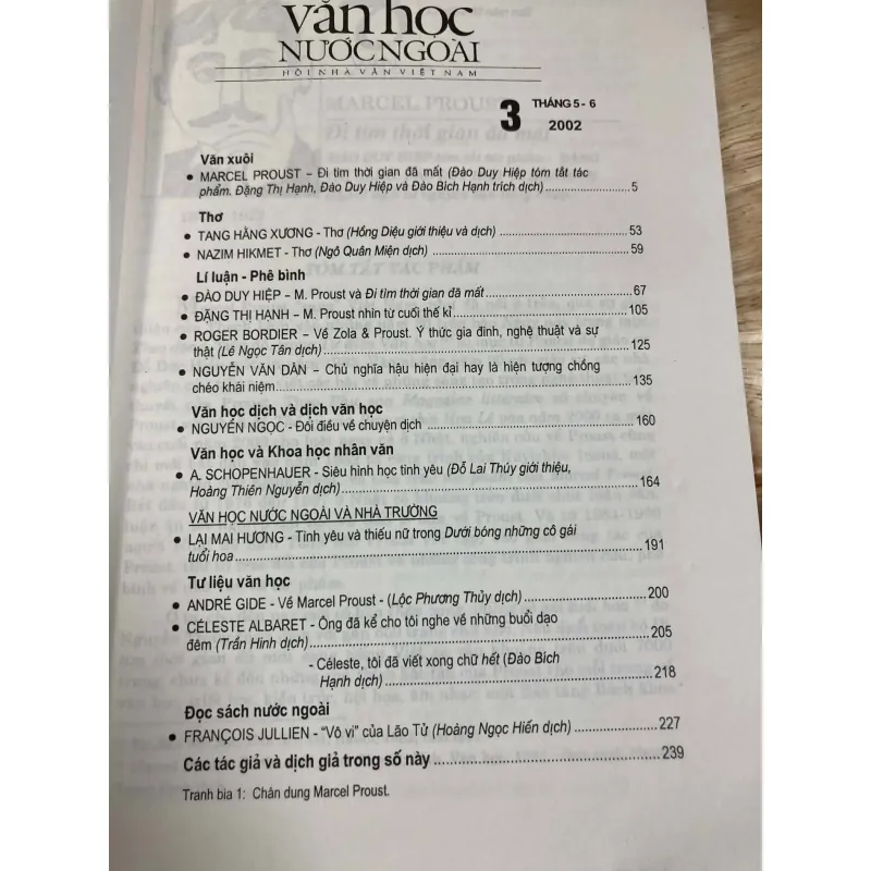 Tạp Chí Văn Học Nước Ngoài - Số 3, 2002 970525