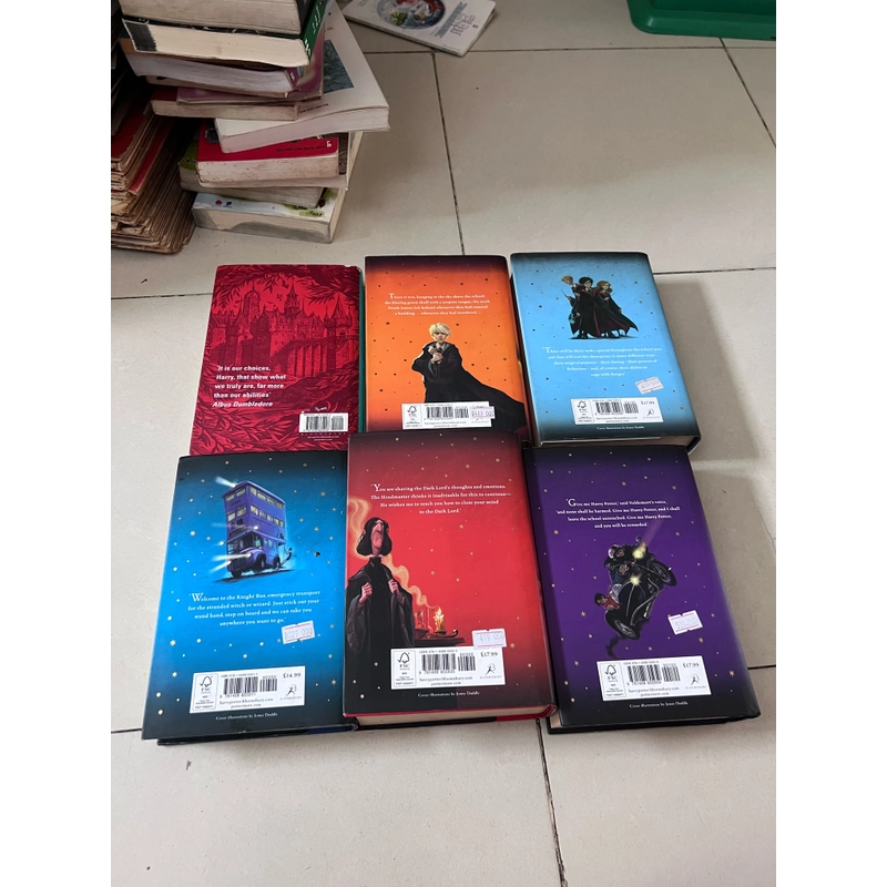 6 cuốn harry potter không trùng nhau bìa cứng tiếng anh  501435