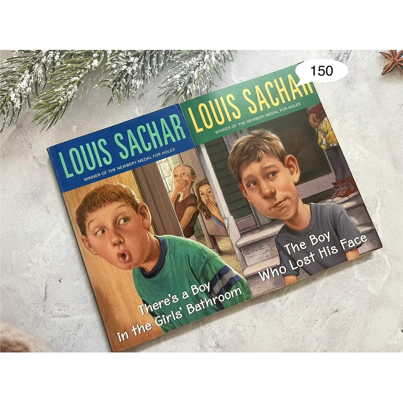 Combo của Louis Sachar There’s a Boy in the Girl’s Bathroom+ The Boy Who Lost His Face 550793