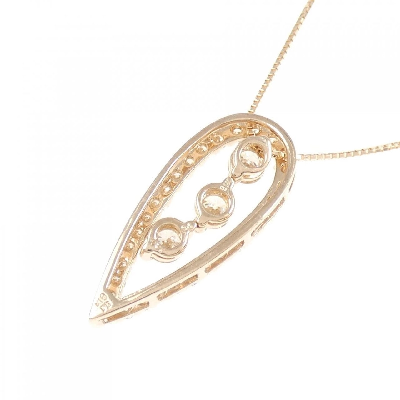 K18PG 2WAY Dây chuyền kim cương 1.00CT - Hàng hiệu Chính hãng 863360