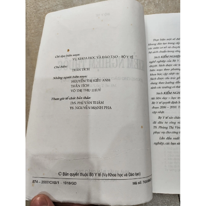 Kiểm nghiệm thuốc - Đặng Văn Hòa & Vĩnh Định 367752