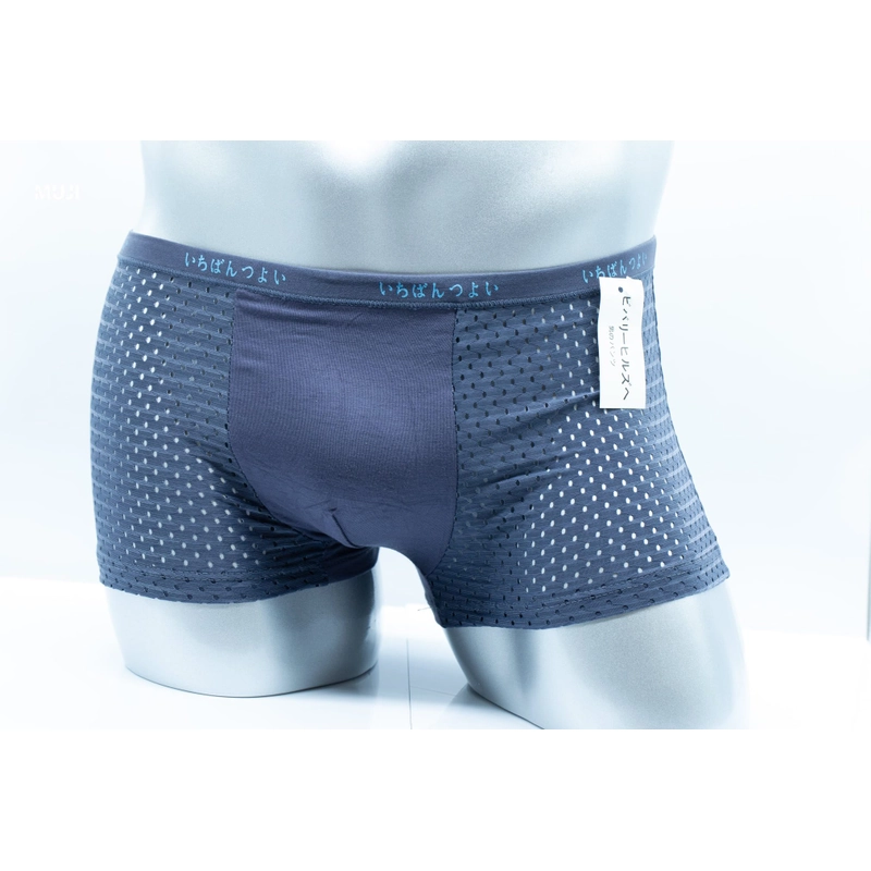 Quần sịp nam đùi lưới cotton thông hơi, đai lưng nhỏ, hàng loại 1, Việt Nam làm xuất Nhật 174992