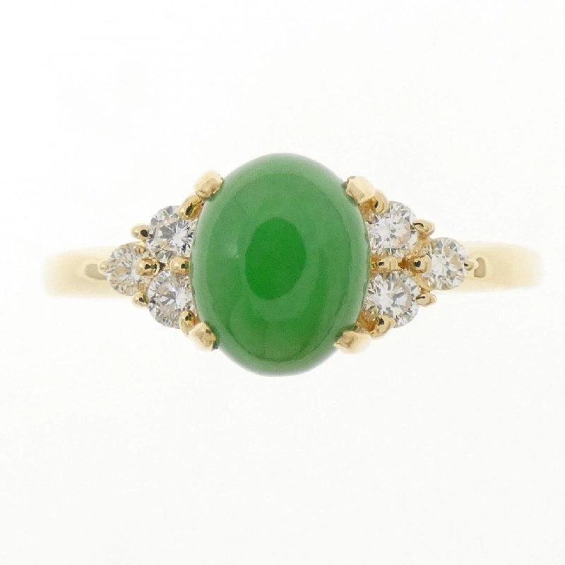 Nhẫn Ngọc Bích K18YG - Hàng hiệu Chính hãng 847677