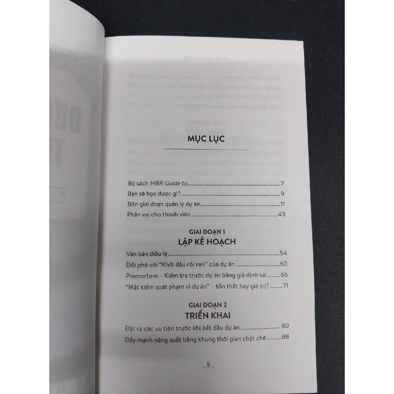 Đưa dự án đến thành công mới 90% bẩn nhẹ 2017 HCM1008 HBR KỸ NĂNG 916514