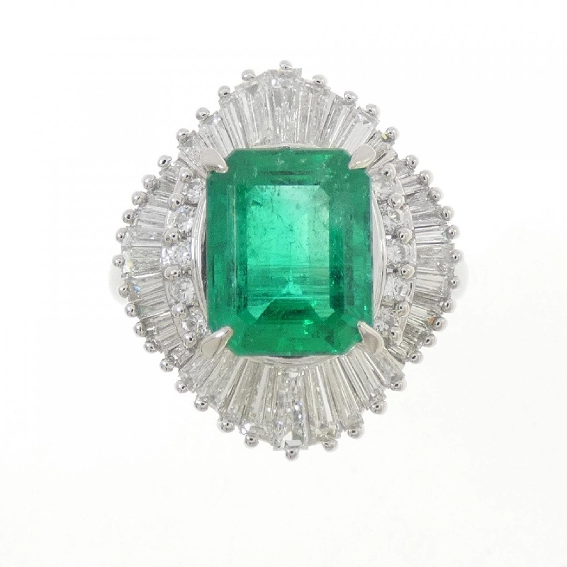Nhẫn Emerald PT900 2.79CT Xuất xứ Colombia - Hàng hiệu Authentic 850886