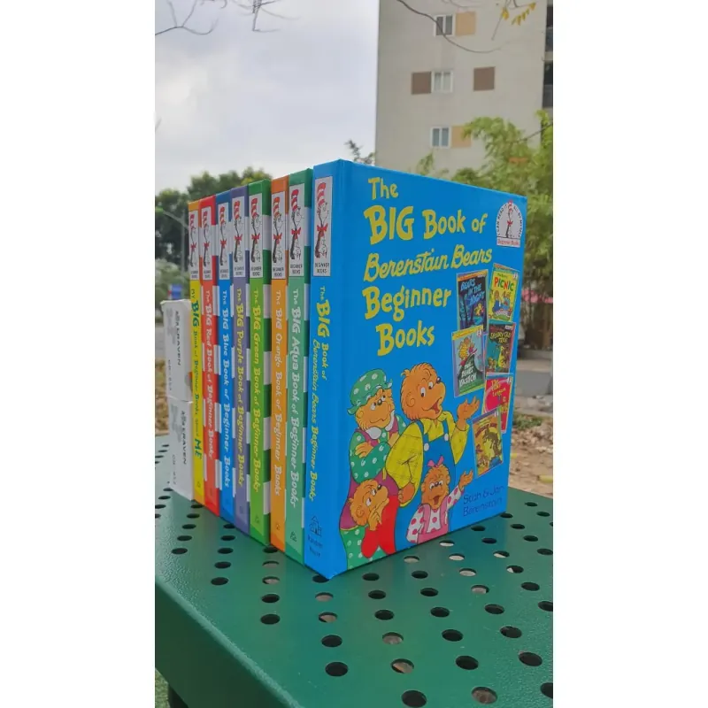 Sách- Dr seuss - The Big Book of Beginner Books, 8 cuốn bìa cứng đẹp có file nghe đù 8q 756016