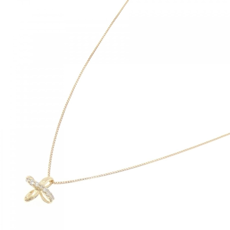 K18YG Dây chuyền kim cương - Hàng hiệu Authentic 860681