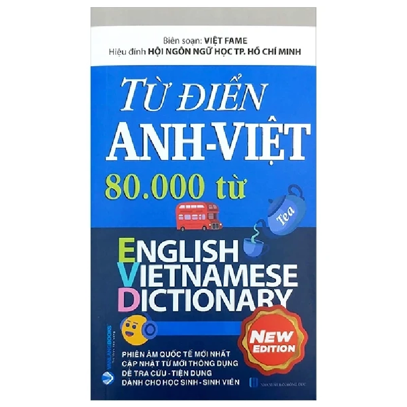 Từ Điển Anh - Việt 80.000 Từ - Việt Fame (Mới 100%) Tiếng Anh, Văn Lang Books - SÁCH ĐẠI HỌC 483397