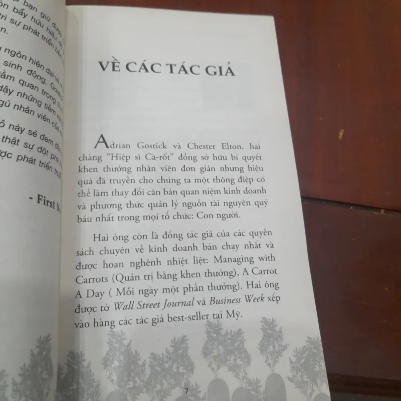 Adrian Gostick & Chester Elton - CÂU CHUYỆN QUẢN LÝ CÀ RỐT và nghệ thuật khen thưởng 994967