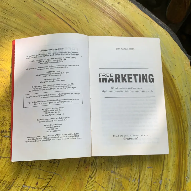 FREE MARKETING 101 Ý TƯỞNG PHÁT TRIỂN DOANH NGHIỆP VỚI CHỊ PHÍ THẤP 747145