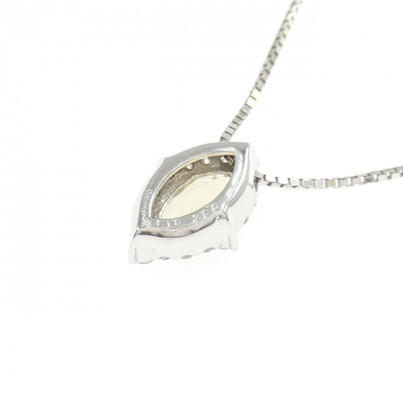 K18WG Dây chuyền Quarzt 0.32CT - Hàng hiệu Chính hãng 858635