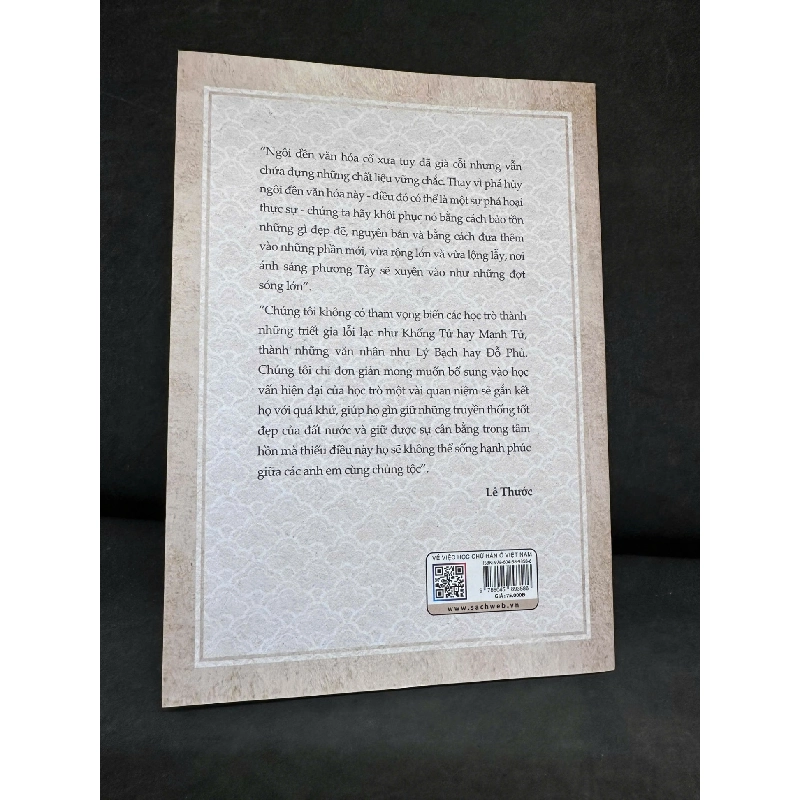 [Phiên Chợ Sách Cũ] Về Việc Học Chữ Hán Ở Việt Nam, 2023 - Lê Thước H1809 SBM 701979