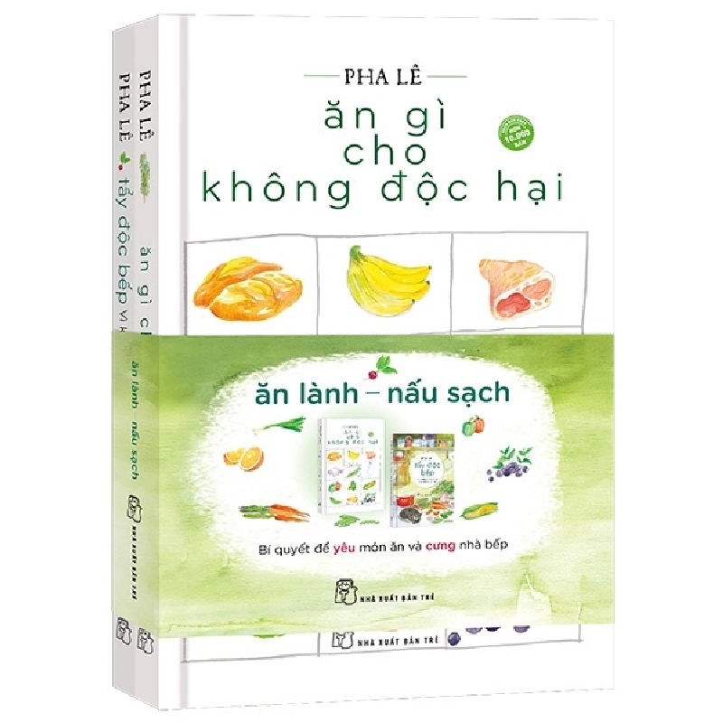Combo. Ăn lành - nấu sạch (2 cuốn) - LÊ NGỌC PHA LÊ 0 New 100% HCM.PO 345113