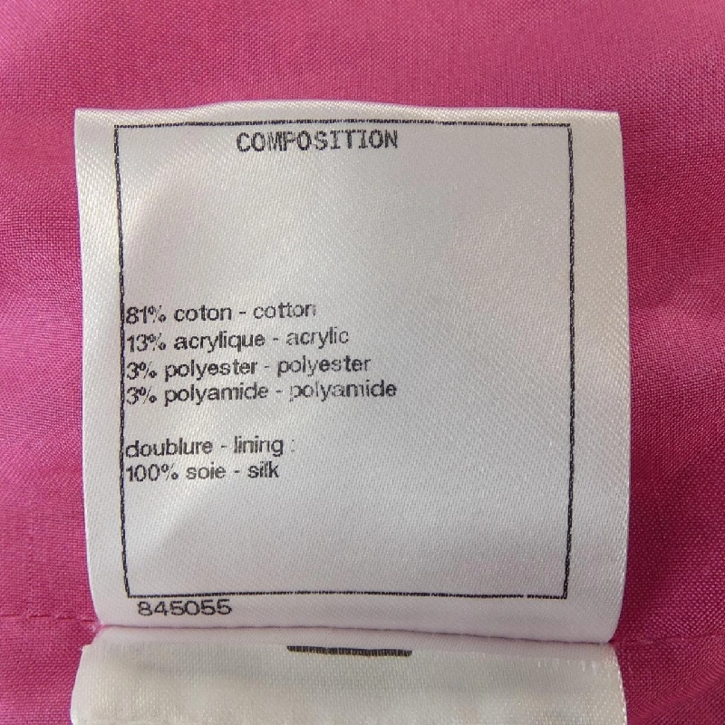 Áo khoác không cổ CHANEL P70041V42569 21C 631351