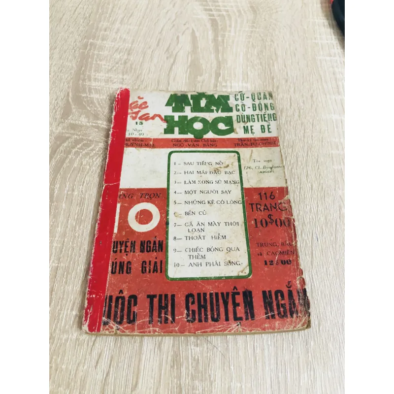 TÌM HỌC 1949 Nội dung: 10 truyện ngắn trúng giải cuộc thi chuyện ngắn 929452