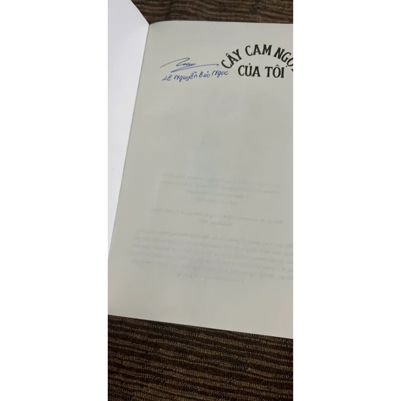 Sách Cây cam ngọt của tôi. Tình trạng còn mới 80% 1070009