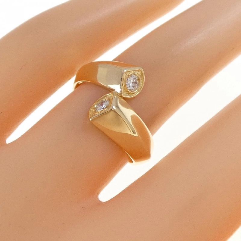 Nhẫn kim cương K18YG 0.13CT - Hàng hiệu Authentic 853571