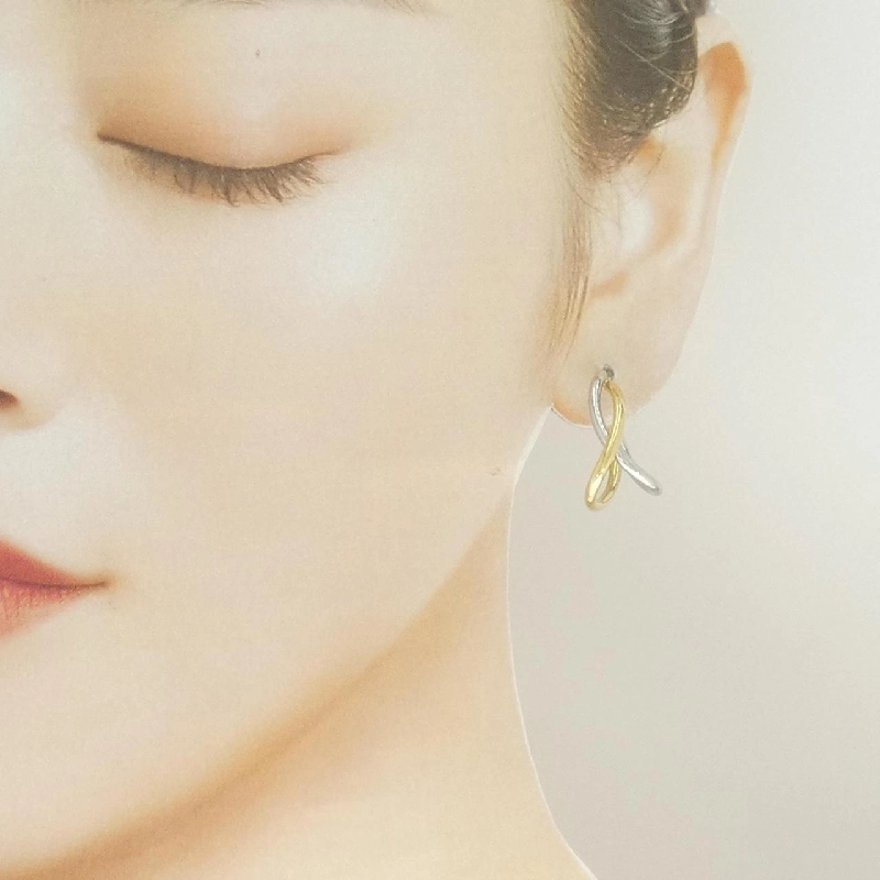 K18YG/K14WG Bông tai - Hàng hiệu Authentic 869397