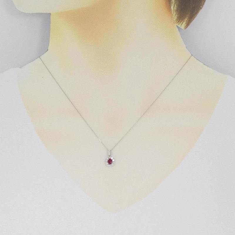 Dây chuyền ruby PT900 0.36CT - Hàng hiệu Authentic 862224