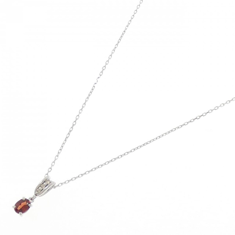 K10WG Garnet Necklace - Hàng hiệu Authentic 861577