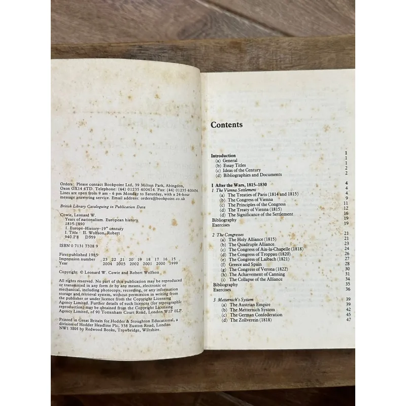 Years of Nationalism - Leonard W. Cowie & Robert Wolfson 728385