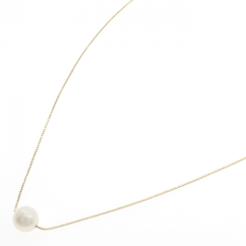 K18YG Ngọc trai Akoya Dây chuyền 7mm - Hàng hiệu Chính hãng 855843