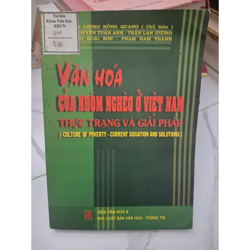 Văn hóa của Nhóm Nghèo ở Việt Nam: Thực trạng và Giải pháp 696375