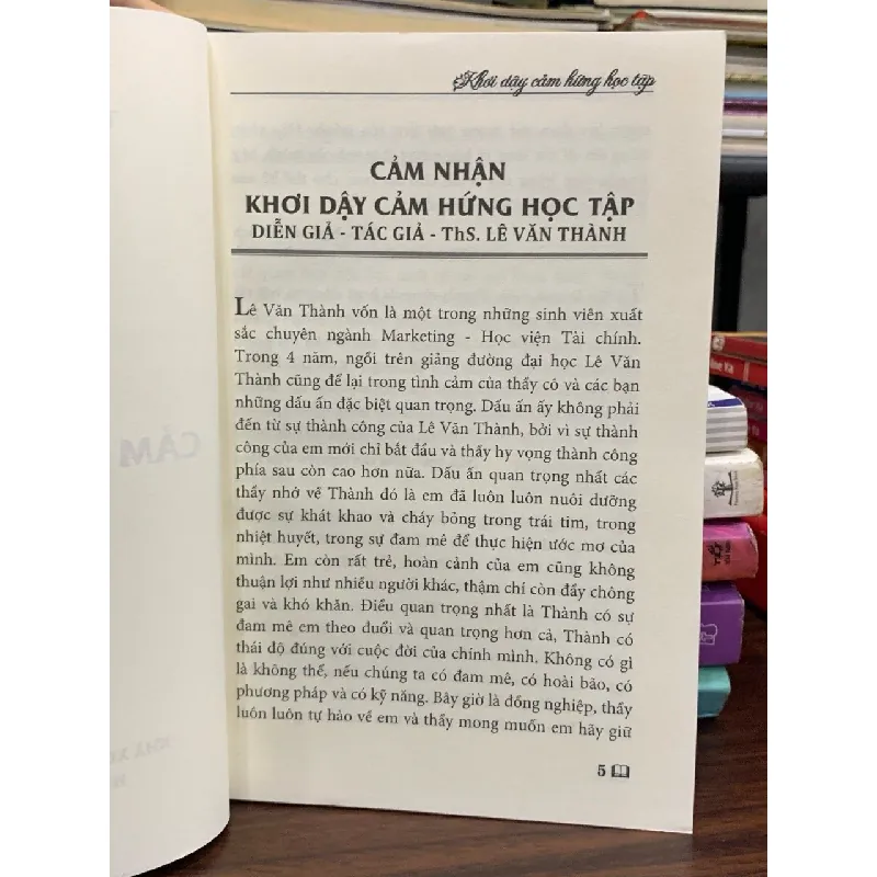 Khơi dậy cảm hứng học tập – ThS. Lê Văn Thành 604247