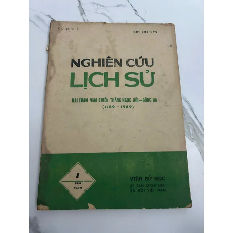 Tạp chí Nghiên cứu Lịch sử - Số 1 (244) - Năm 1989 703392