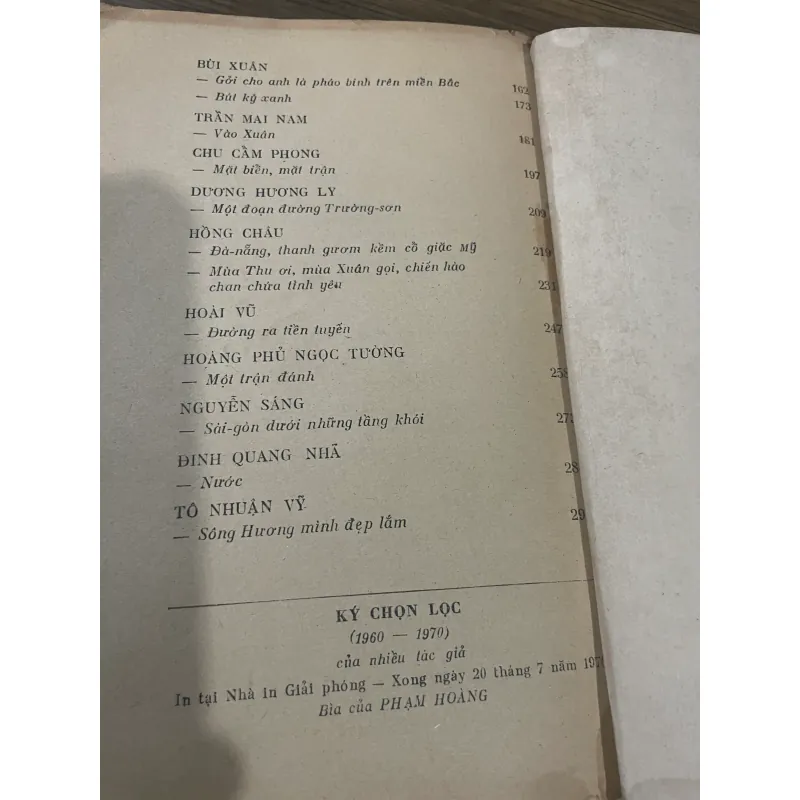 Ký  chọn lọc 1960-1970- sách khổ lớn 591906