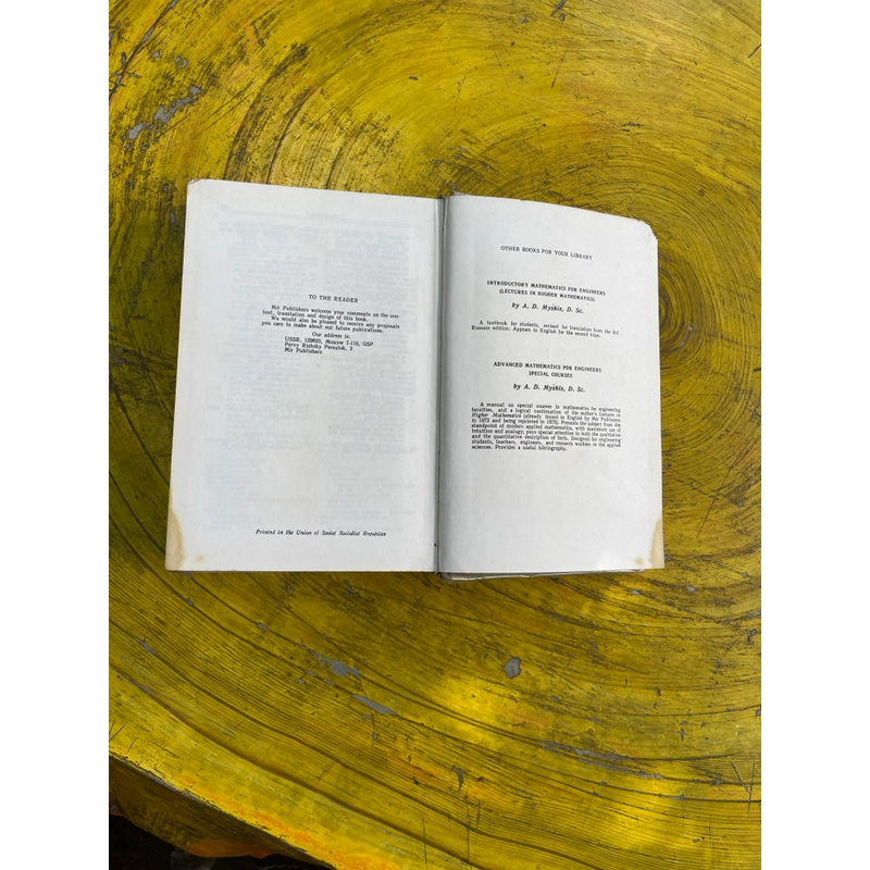 MATHEMATICAL ANALYSIS- A BRIEF COURSE FOR ENGINEERING STUDENTS  543837
