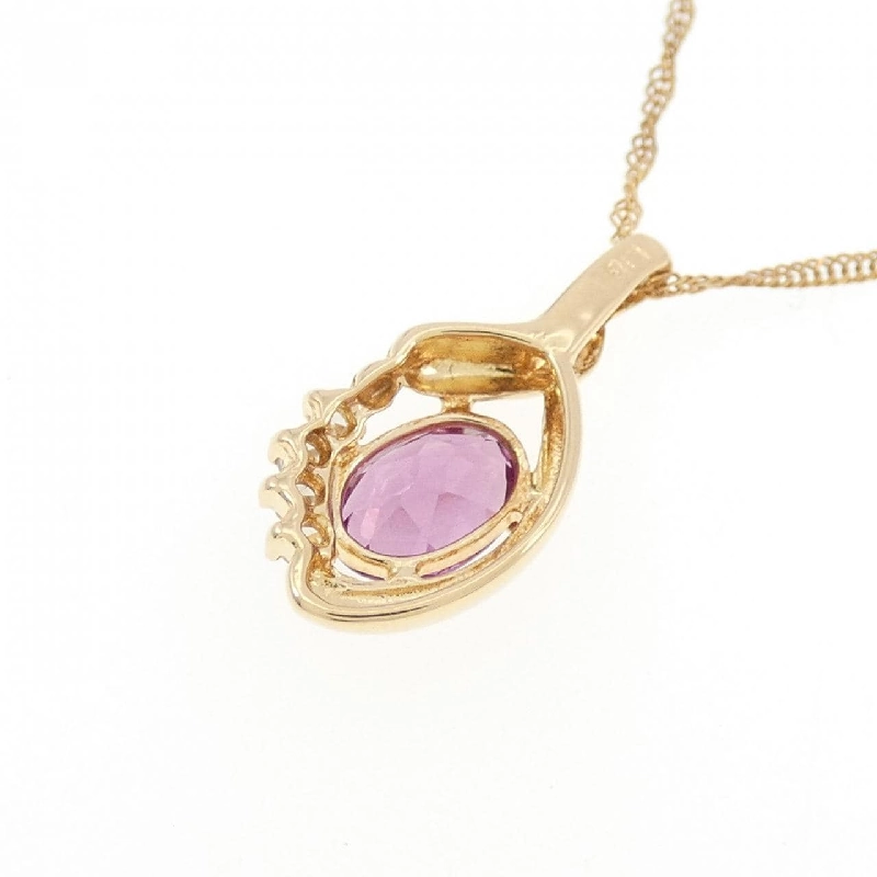 K18YG Garnet Necklace - Hàng hiệu Authentic 857330