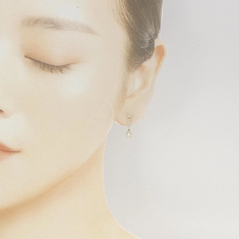 K18YG Bông tai kim cương 0.60CT - Hàng hiệu Chính hãng 870450