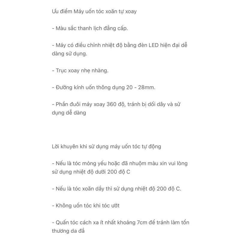 Máy uốn xoăn tóc tự động 928668