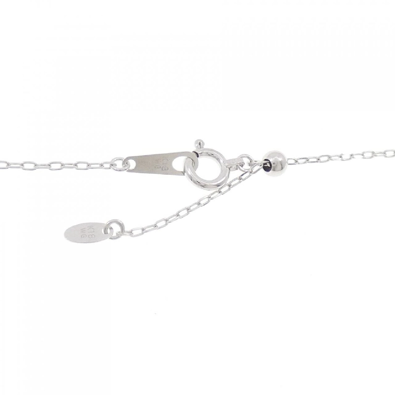 K18WG Hoa Đá Kim Cương Dây Chuyền 0.20CT - Hàng hiệu Chính hãng 860284