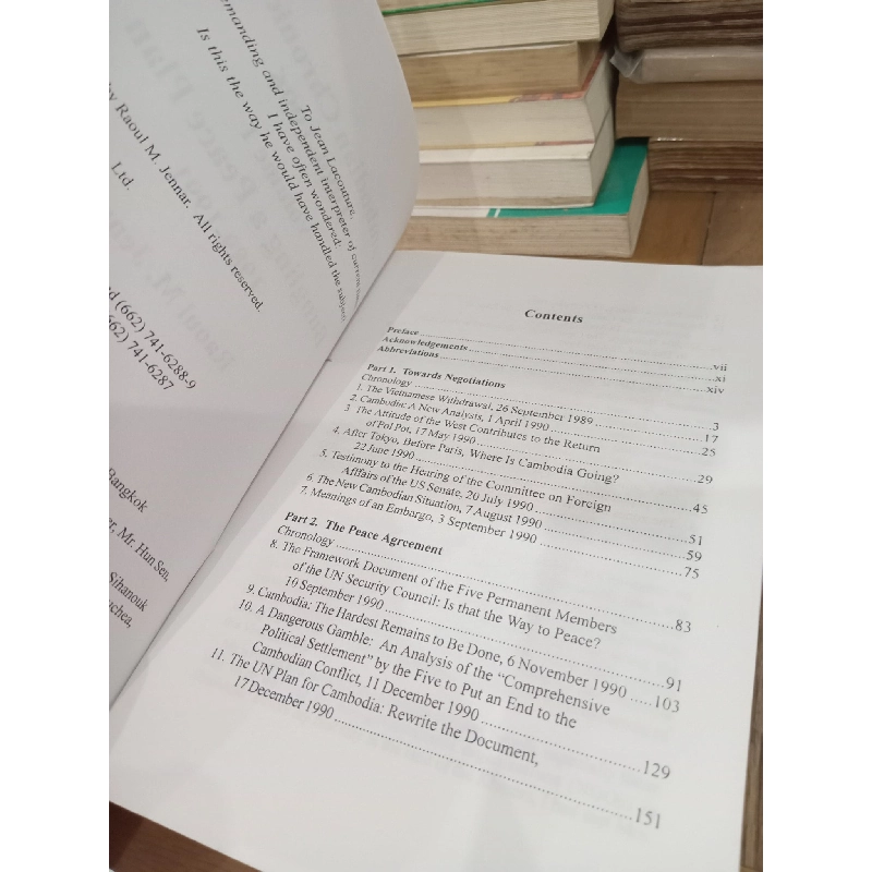 Cambodian Chronicles 1989-1996, volume 1 Bungling a Peace Plan 1989-1991 - R. M. Jennar 933397