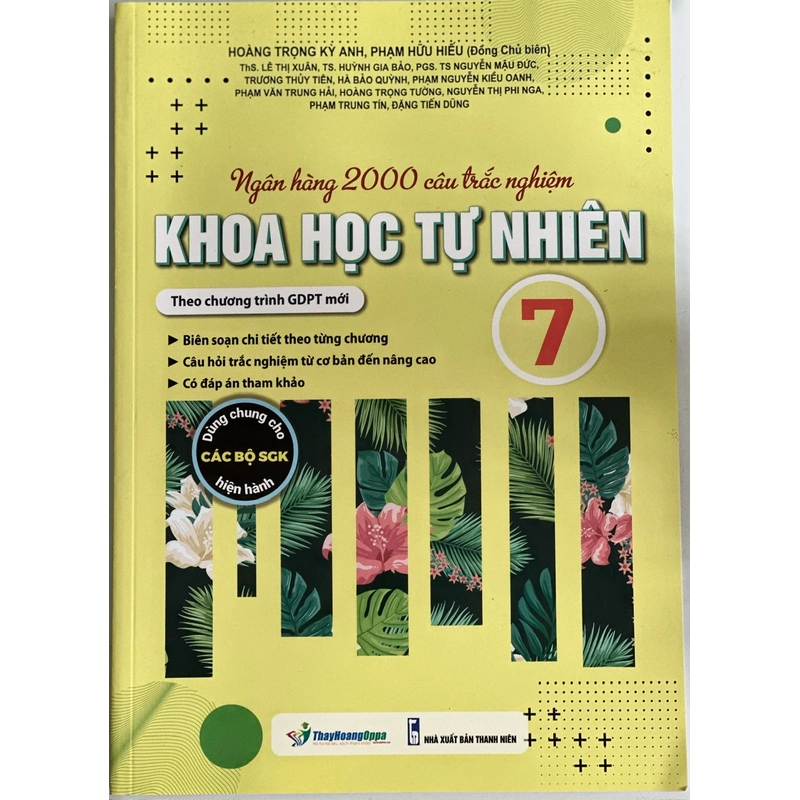 2000 Câu trắc nghiệm Khoa học tự nhiên 7 370727