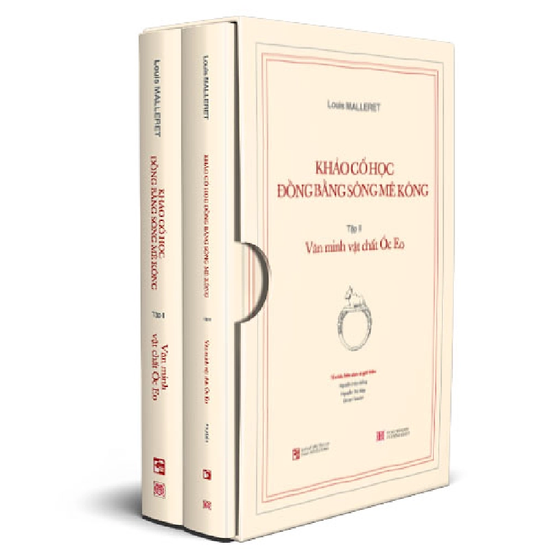 Khảo cổ học Đồng bằng sông Mê Kông: Tập 2 - Văn minh vật chất Óc Eo (Kèm theo cuốn phụ bản 120 trang) - Louis Malleret 500588