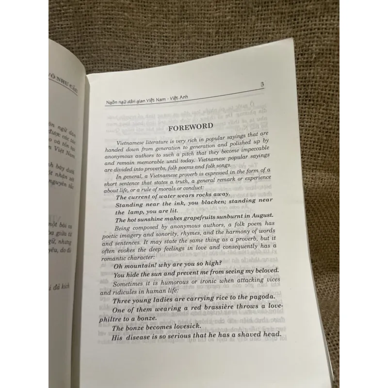 Ngôn ngữ dân gian Việt Nam - song ngữ Việt -Anh  958651